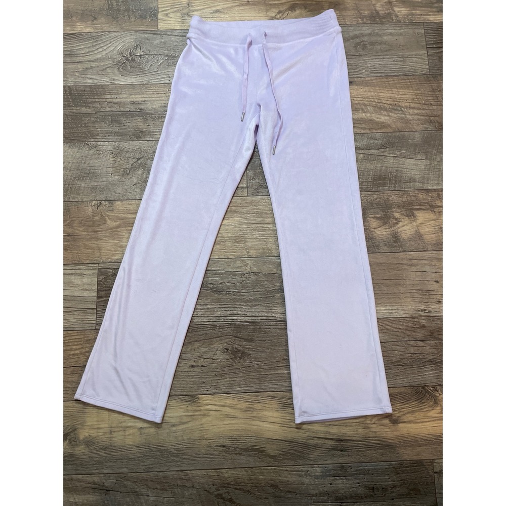 Aerie Real Good Velour Lounge Pants Light Purple Drawstring Flare S